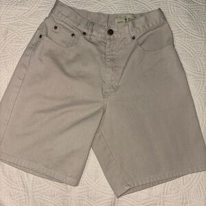 Jorts Gorp  vintage Eddie Bauer Beige Jorts Size 8